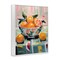 Stupell Industries Kitchen Bowl of Oranges Framed Giclee Wall Art Design by LSR Design Studio
